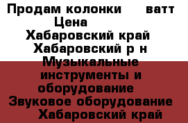 Продам колонки 300 ватт › Цена ­ 1 500 - Хабаровский край, Хабаровский р-н Музыкальные инструменты и оборудование » Звуковое оборудование   . Хабаровский край